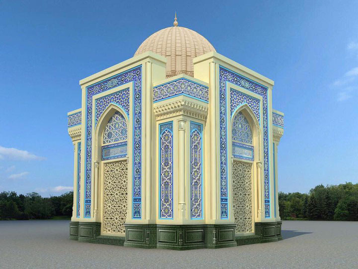 Plan for the Karimov Mausoleum in Samarkand, 2017