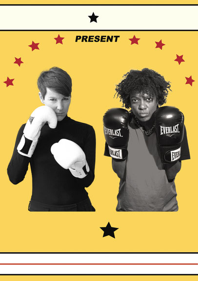 Jamika Ajalon & Marion Porten, Ready To Rumble?!, 2014, Photo: Jamika Ajalon / Claudia Czesch / Marion Porten, Design: Delphine Alphonse, © 2014, Courtesy: Jamika Ajalon & Marion Porten