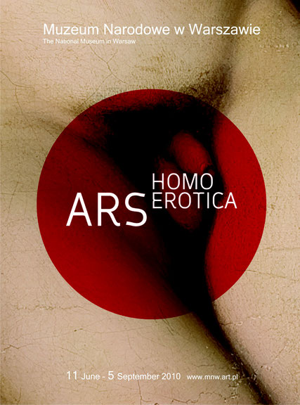 Poster for the <i>Ars Homo Erotica</i> exhibition at the National Museum in Warsaw, 2010