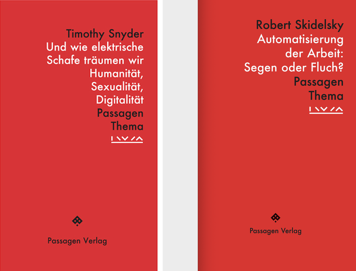 Timothy Snyder, Robert Skidelsky: <i>Und wie elektrische Schafe träumen wir Humanität, Sexualität, Digitalität</i>, <i>Automatisierung der Arbeit: Segen oder Fluch?</i>