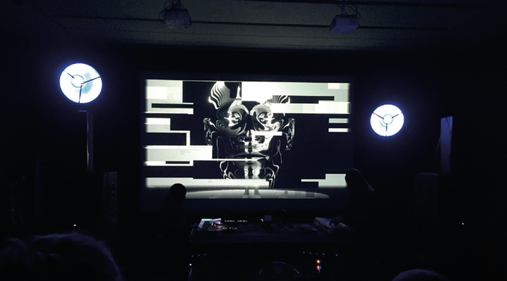 Auftritt von Dopplereffekt am 26. Januar 2024 im Rahmen der Ausstellung HOPE, Museion Bozen, Foto: Jochen Becker