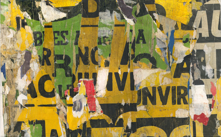 Jacques Villeglé, <i>Buenos Aires</i>, février 2003, Aus der Ausstellung <i>An Exhibition Without Text</i>, Maison d'Art Bernard Anthonioz, Nogent-sur-Marne, 2013, © Jacques Villéglé, Adagp, Paris, 2013