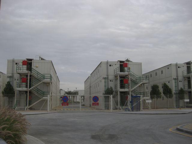 Foreign workers' settlement on Saadiyat Island, Abu Dhabi, built and managed by the Tourism and Development Investment Company (TDIC), UAE, photo: Gregory Sholette, Abu Dhabi, June 28, 2010