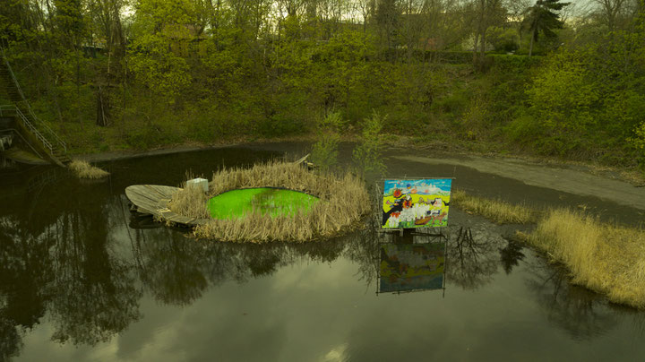 Anne Duk Hee Jordan, „Making Kin“, installation with „Critters“, 2020 Photo: Hayo Heye