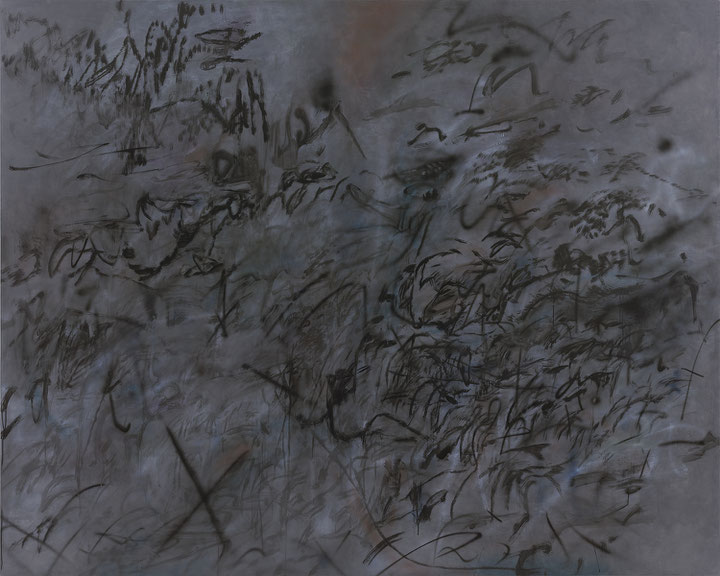 Julie Mehretu, <i>Conjured Parts (Tongues)</i>, 2015, Ink and acrylic on canvas, From: <i>The Addis Show</i>, Gebre Kristos Desta Center, 2016, Courtesy: Modern Art Museum Gebre Kristos Desta Center