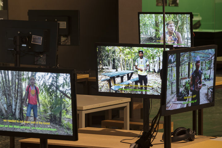 Exhibition view at "Disappearing Legacies: The World as Forest", Zentralmagazin Naturwissenschaftlicher Sammlungen, Martin-Luther-Universität Halle-Wittenberg, Germany 2018