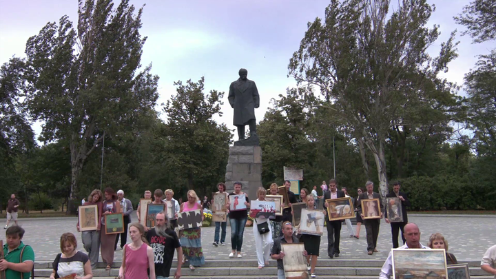 Yuri Leiderman, Andrey Silvestrov, <i>Odessa. Fragment 205</i>, 2015, film styles, contribution to the Kyiv Biennale, <i>The School of Kyiv</i>